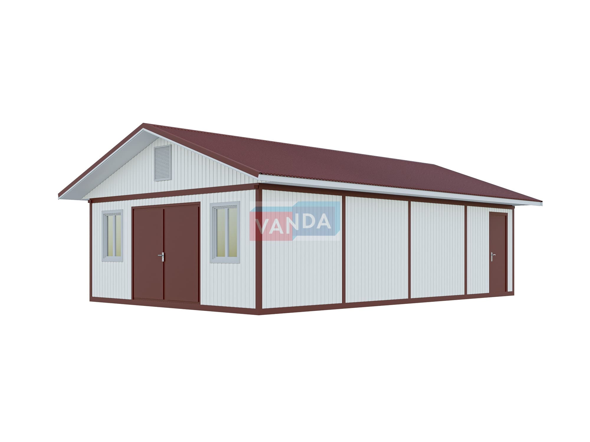 Проект модульного склада 6.0x9.6